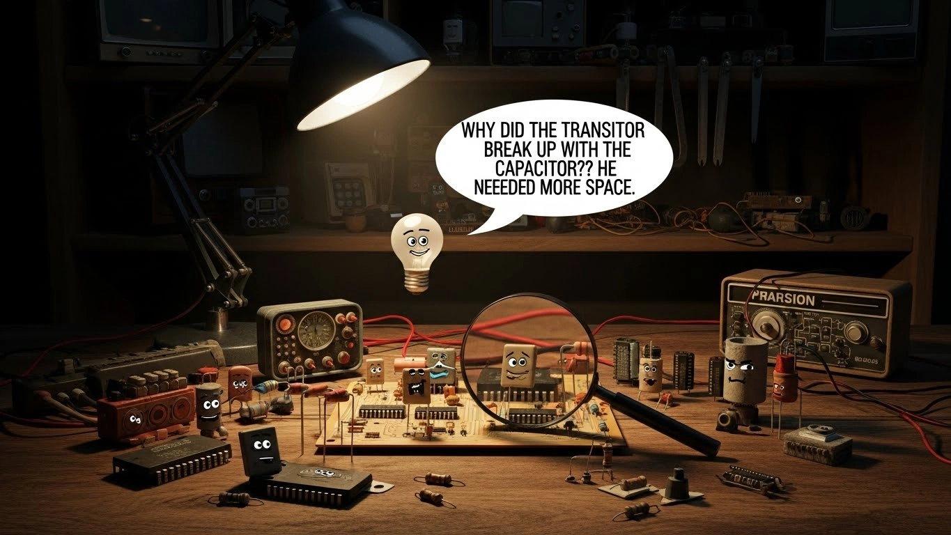 Coding and Electronics Humor Blend