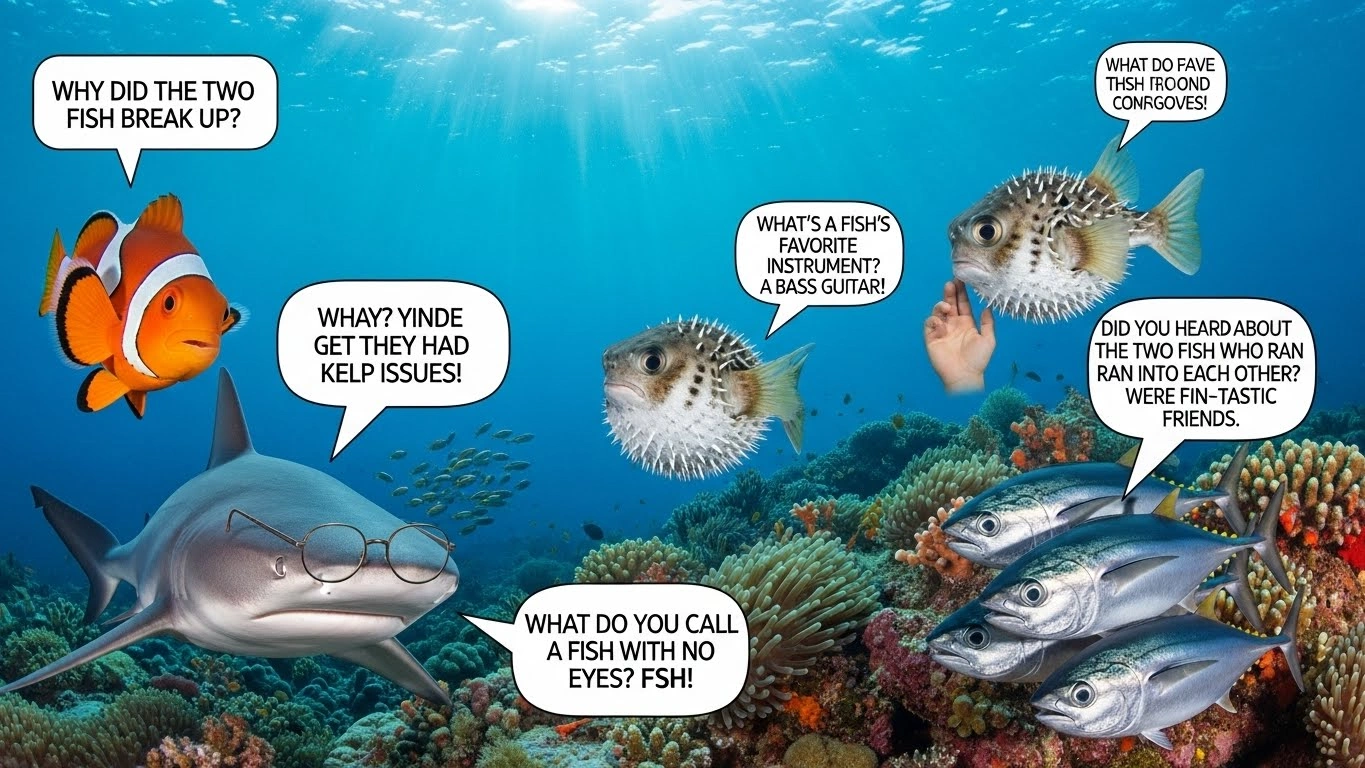 Fish Jokes Aquarium Humor
