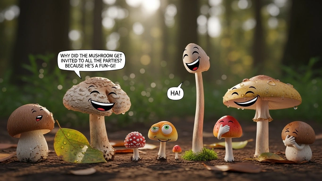 Fungi Jokes Family-Friendly