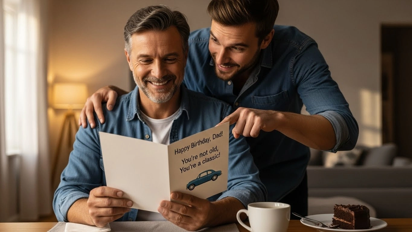 Funny Age-Themed Father