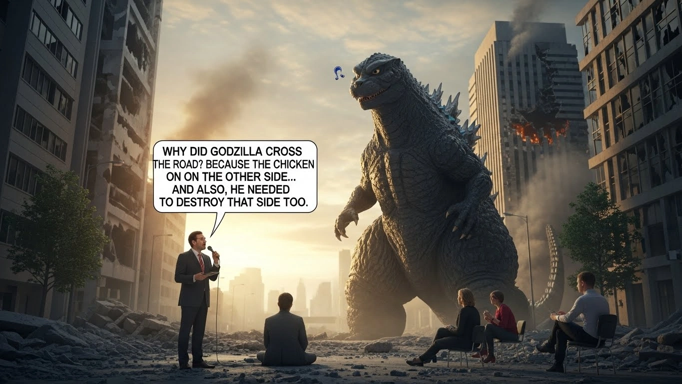 Godzilla & Kids Jokes