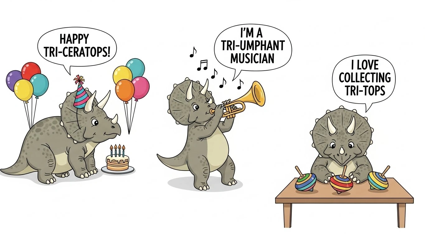 Triceratops Puns for Wordplay Lovers
