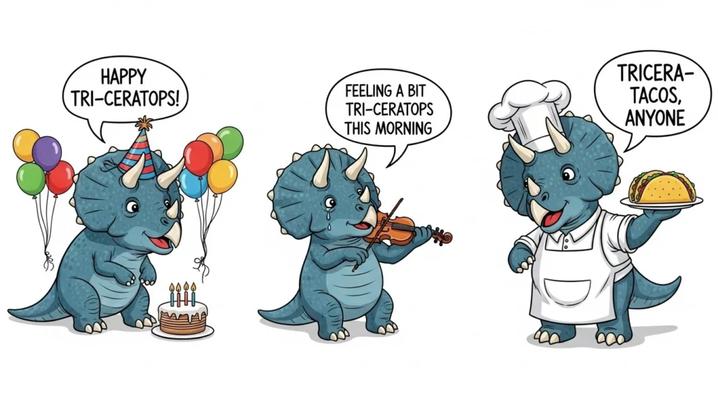 triceratops puns