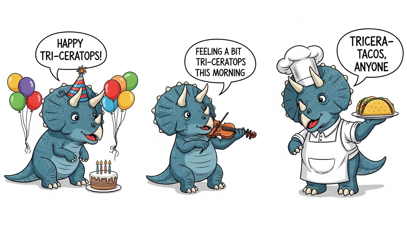 triceratops puns