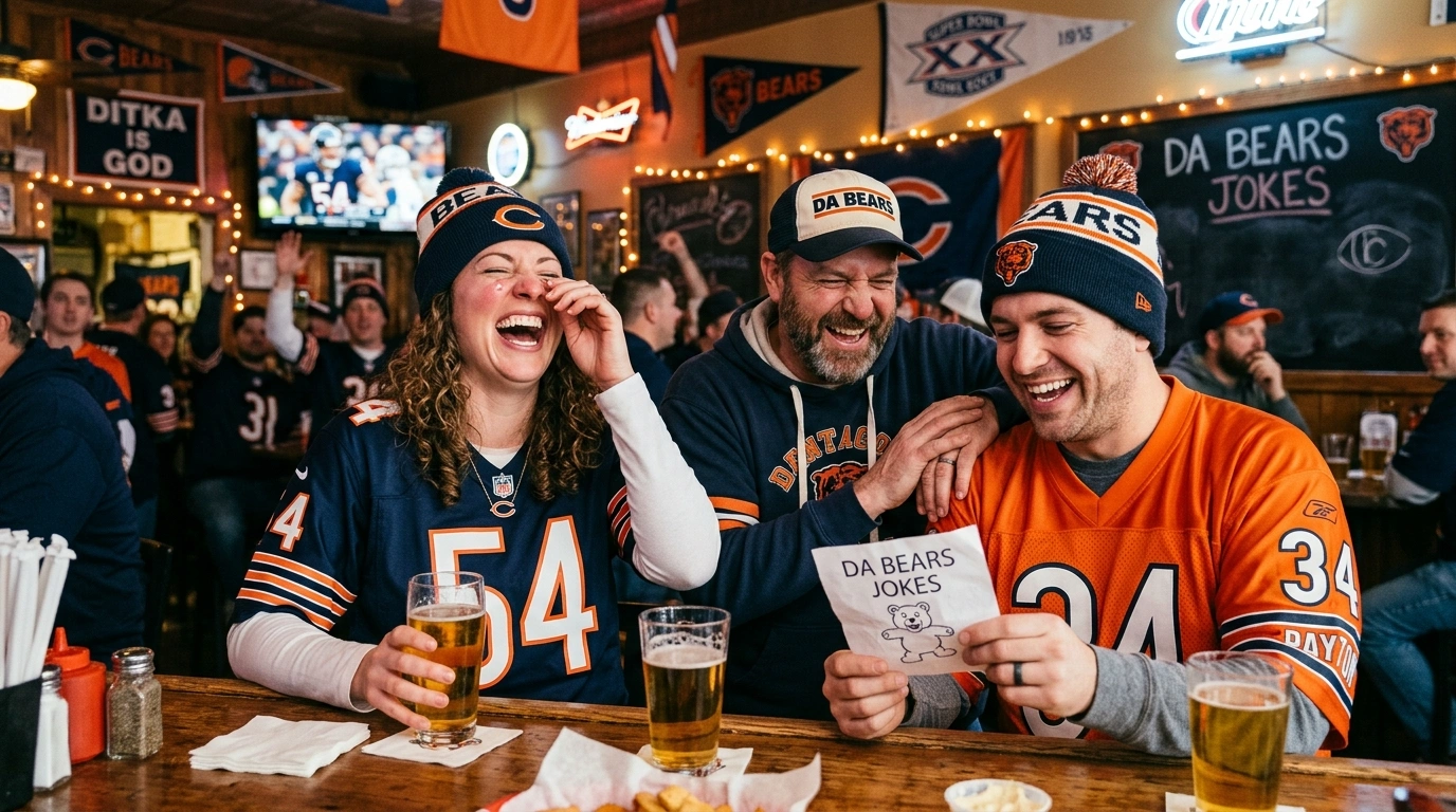 Da Bears Jokes in English