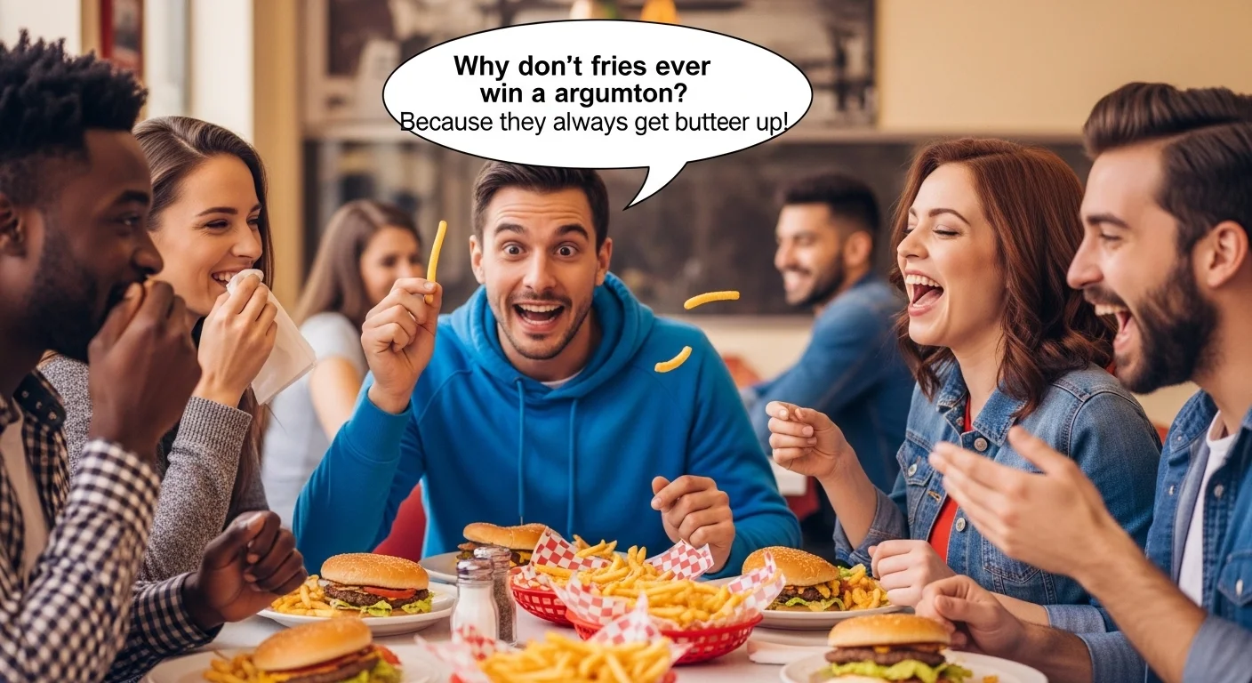 Fries jokes about Cheese Fries