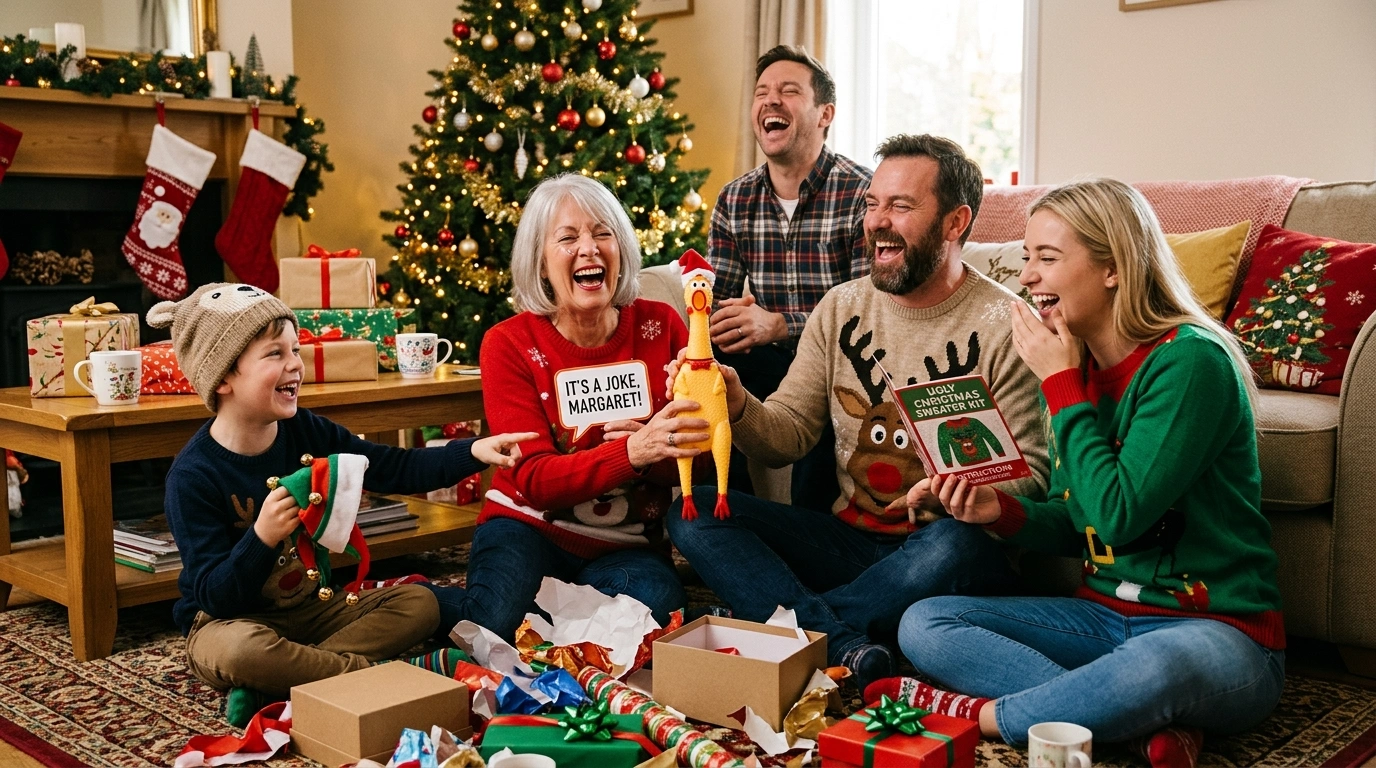 Gift Christmas Jokes in English