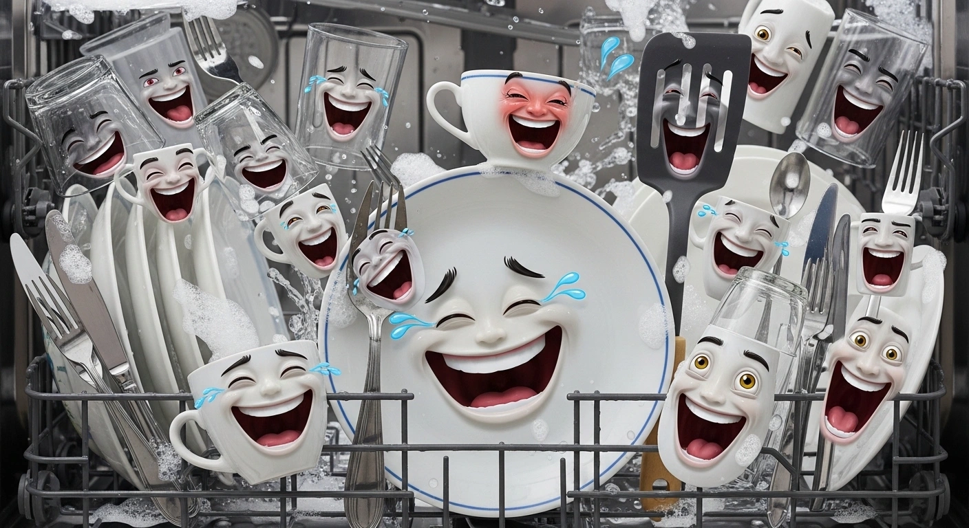 Loading the dishwasher joke meaning