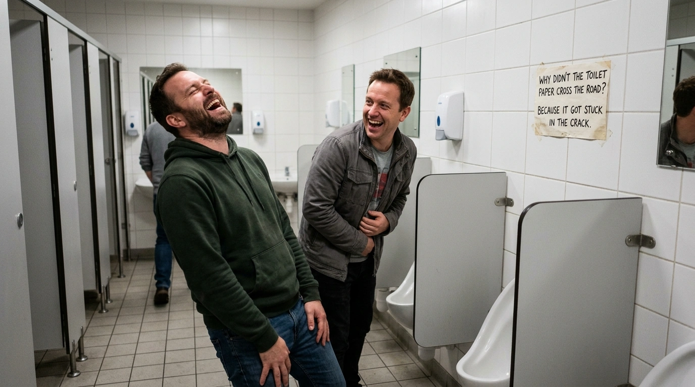 Short bathroom jokes for adults