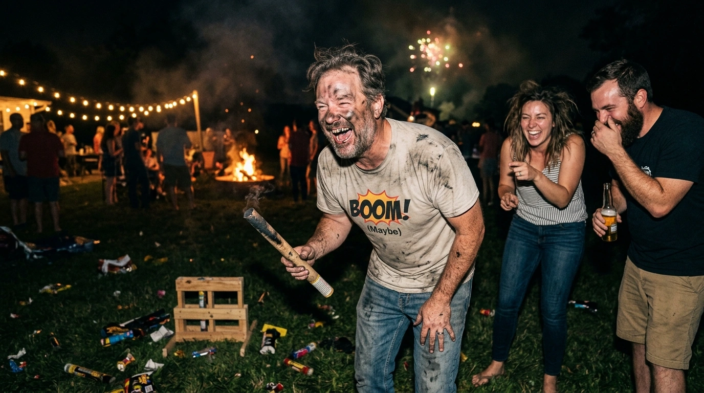 Short Fireworks Jokes for Adults