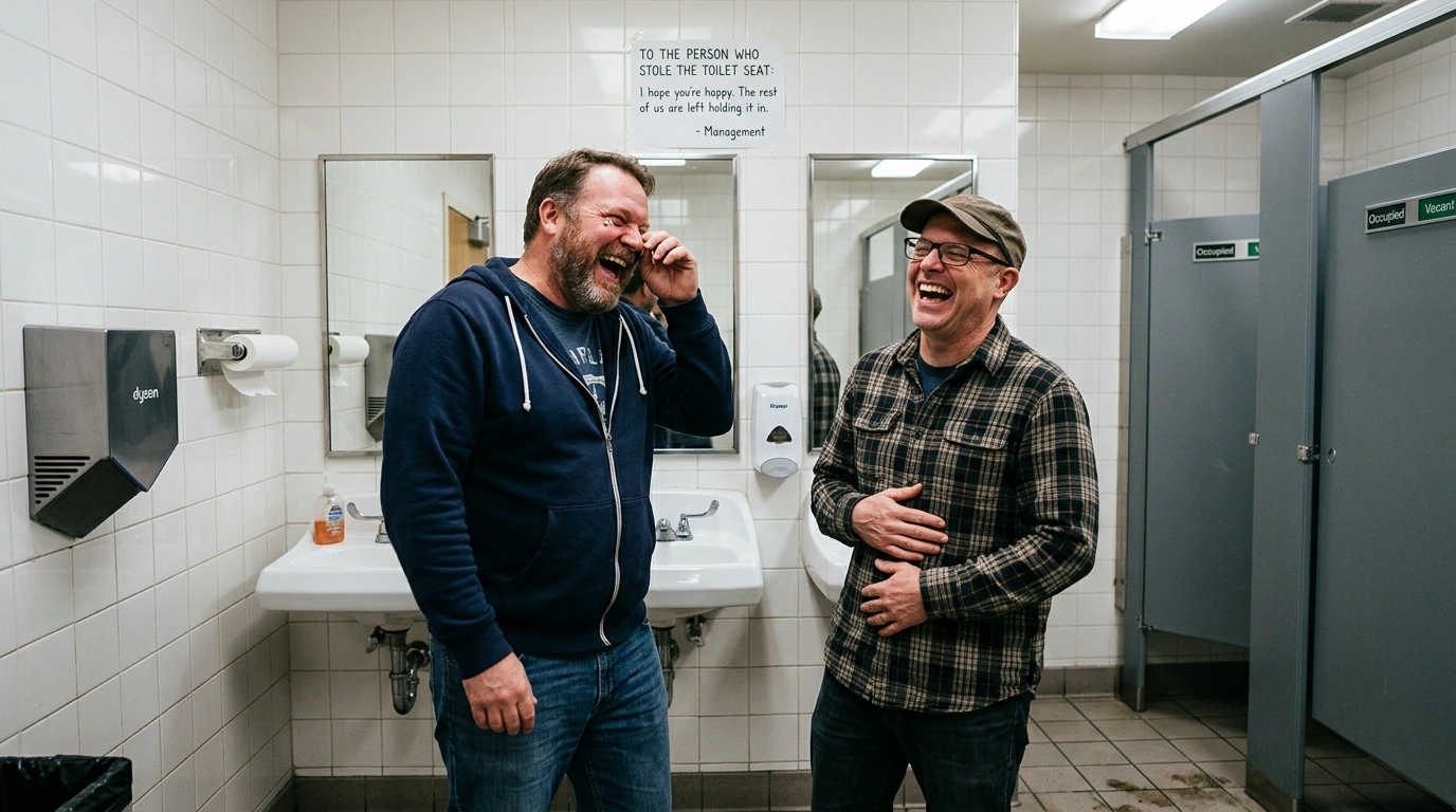 Short funny toilet jokes dirty