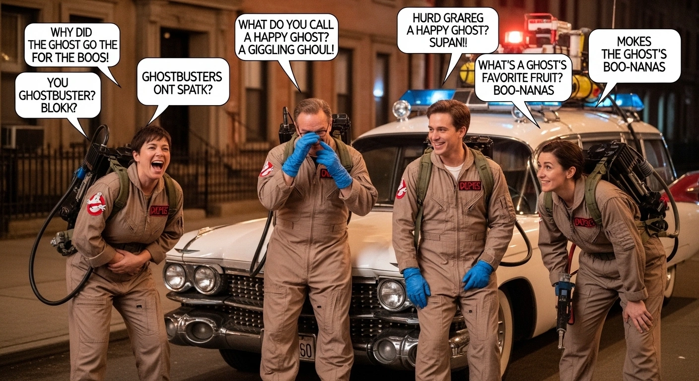 Ghostbusters Jokes One Liners