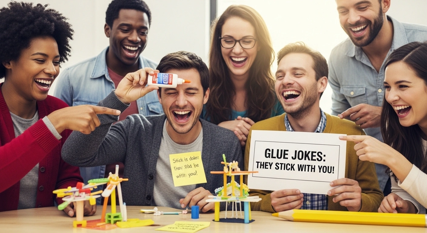 Glue Jokes One Liners