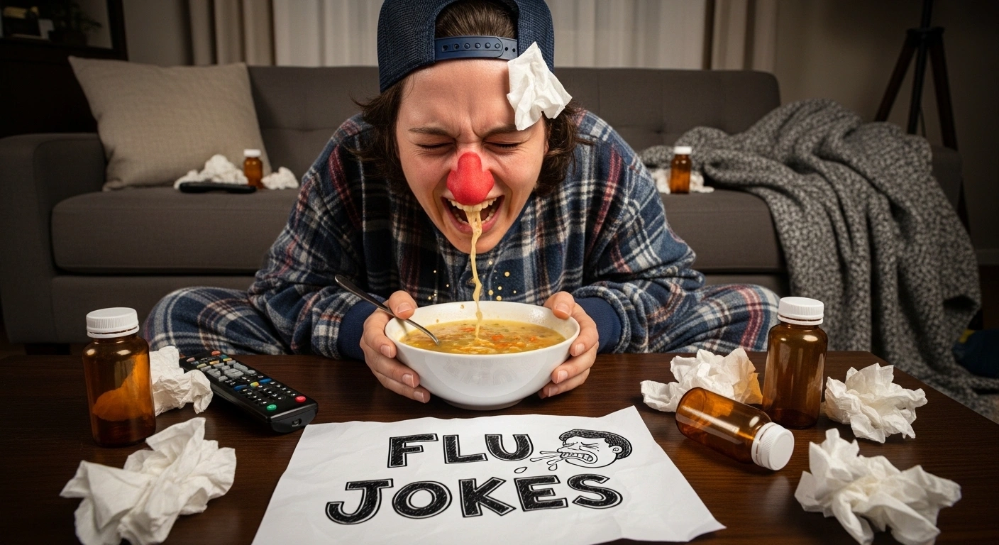 Short funny flu quotes