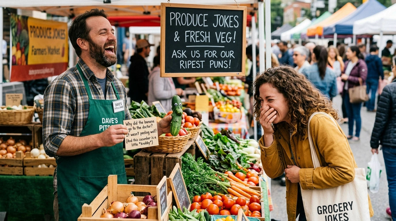 Pepper Produce Jokes That Bring the Heat