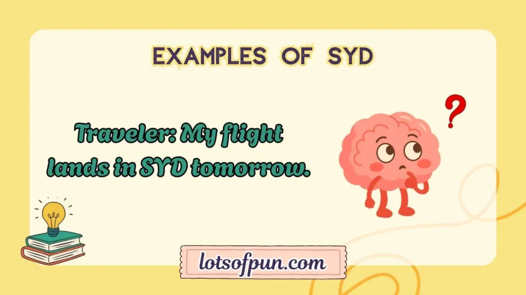 Examples of SYD