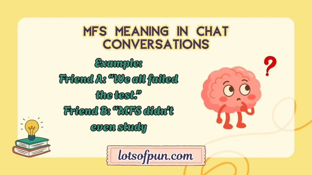 MFS Meaning in Chat Conversations