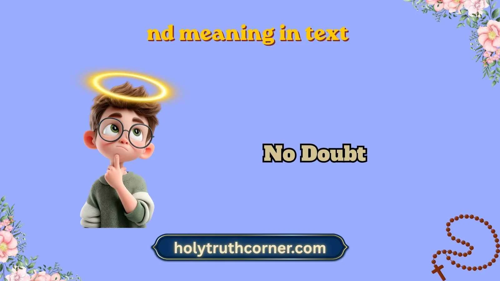 nd meaning in text