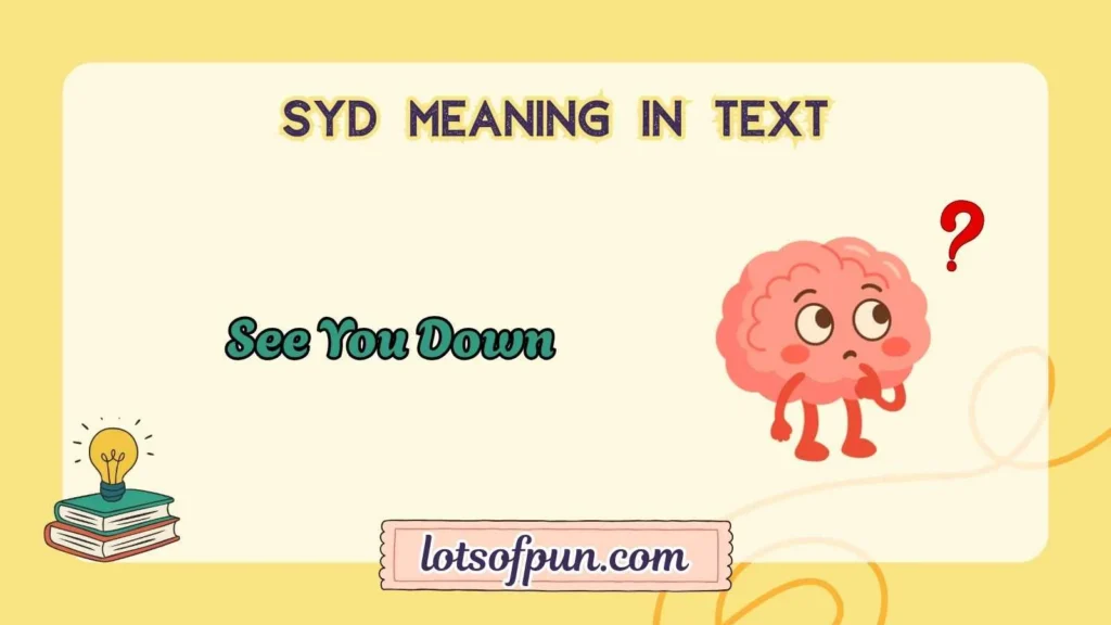 syd meaning in text
